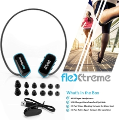 PYLE FLEXTREME BLACK IPX8 Impermeable+Deportes+Natacion+MP3 4GB + 10HS. Bateria - comprar online