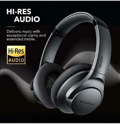 SOUNDCORE LIFE Q20 Negro Sonido HI RES + Hybrid Noise Cancelling + Thumping Bass + 40hs - comprar online