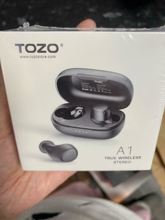 TOZO TWS A1 Sonido Potente +Comodos+Livianos + Resistente para Deportes + Bluetooth de Alto Alcance+Microfono+6 Hs. Carga con 32hs.adicionales en internet