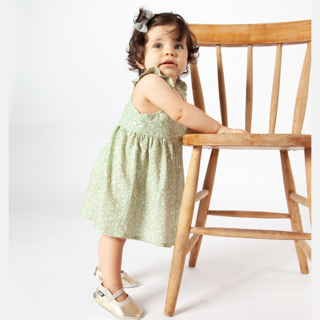 Sapato Bebê - Boneca Dourado - Comprar em Mundo Mini