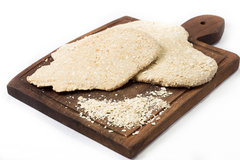 Milanesa de pechuga rebozada con AVENA y pan rallado x 1kg