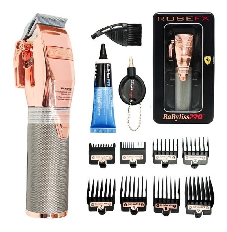 M quina De Corte Babyliss Pro Rose Fx Bivolt