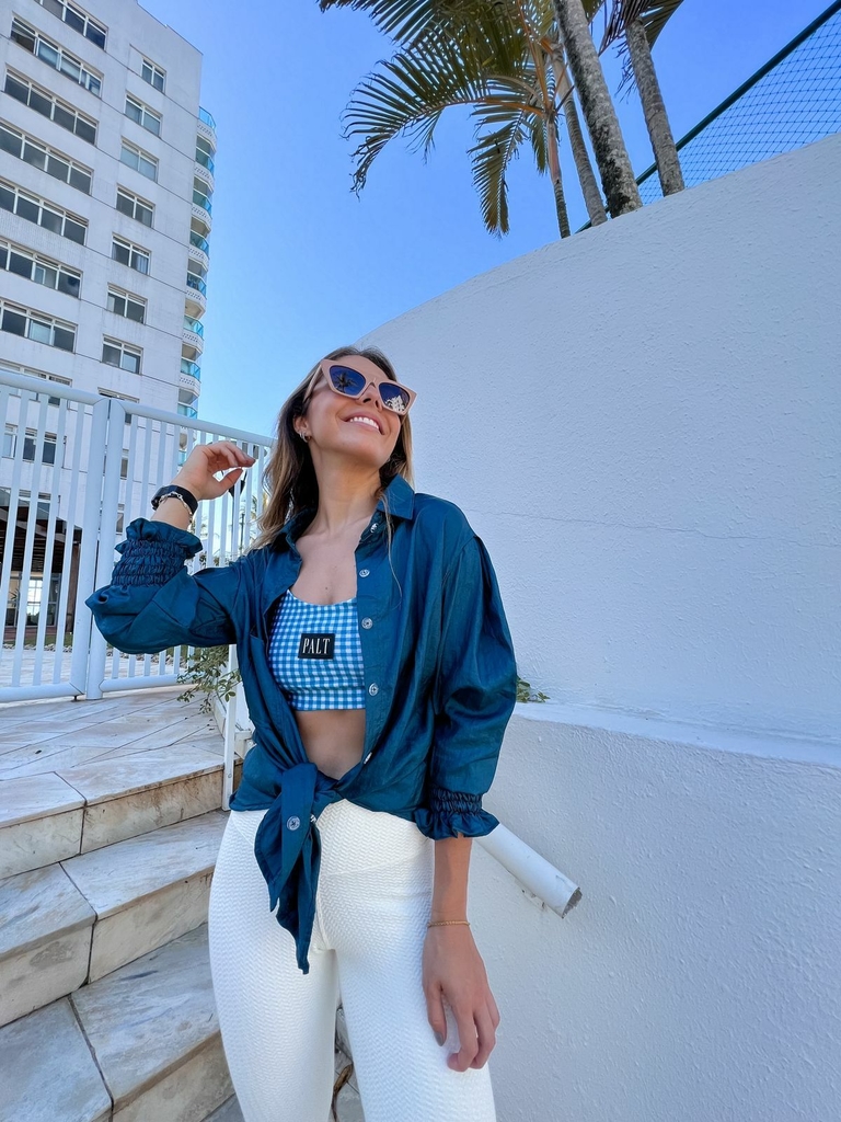 CAMISA AZUL PETROLEO Comprar em PALT