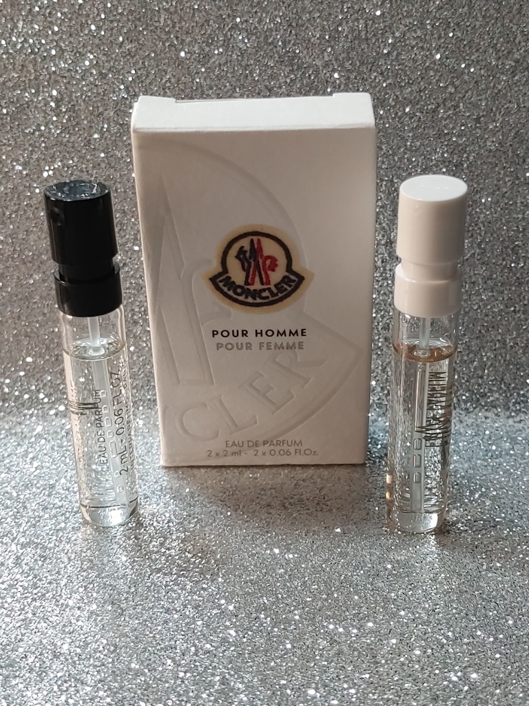 Moncler Pour Homme & Femme Eau De Parfum Sample Set 2 ml 0.06