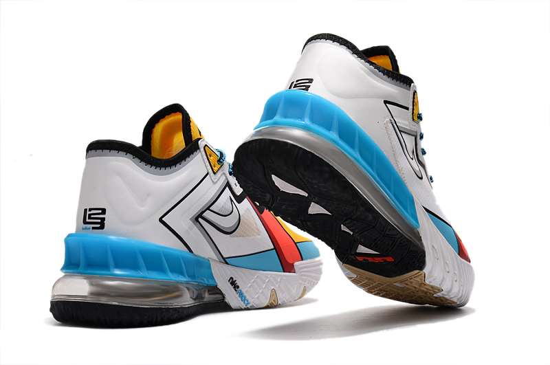 Lebron 18 hotsell blue and orange