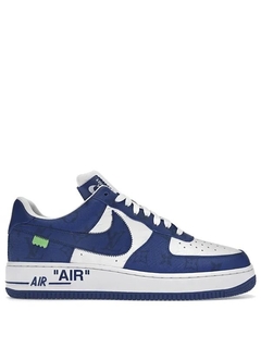 Louis Vuitton x Nike Air Force 1 Low By "Virgil Abloh White Royal" - Outlet Imports Shoes