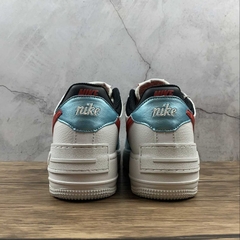 AIR FORCE 1 SHADOW "BLEACHED AQUA CHILE RED" - loja online