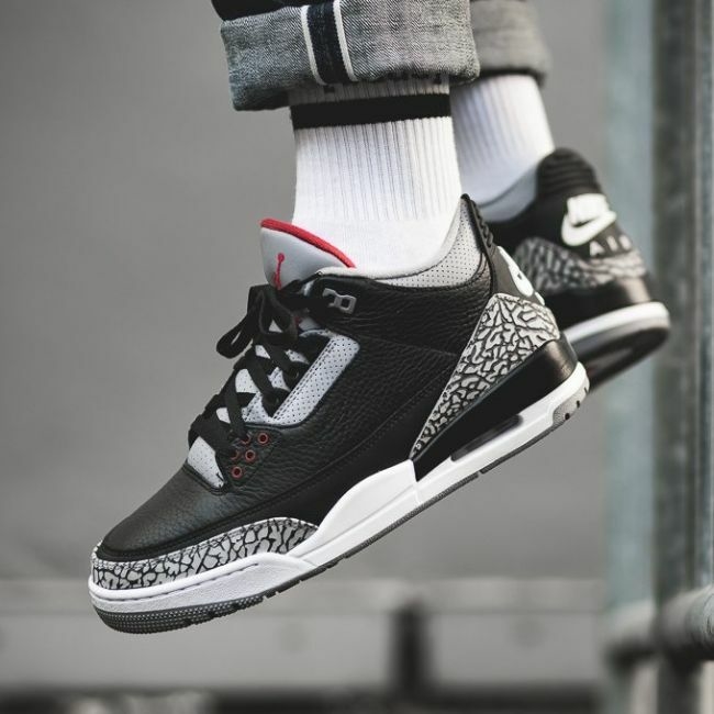 Air jordan 3 retro og black cement sales