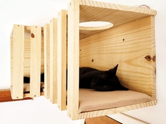 nicho de esquina em treliça para gatos, gatificação personalizada, verticalização - comprar online