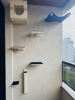 playground para gatos Manda-Chuva 8 peças, gatificaçao personalizada, verticalizaçao - comprar online