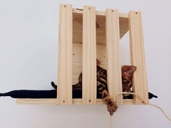 Imagem do Playground para gatos Eco Treliçado, prateleiras de gato- 14 peças, gatificaçao pet art, verticalizaçao