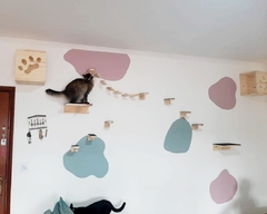 Playground para gatos andei na ponte, 11 peças-gatificaçao personalizada, verticalizaçao-Pet Art