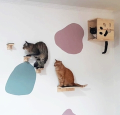 Imagem do Playground para gatos andei na ponte, 11 peças-gatificaçao personalizada, verticalizaçao-Pet Art