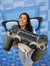 Mulher Com Almofadão PS4 Preto Personalizado Seu Nome