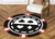 Tapete Sala Veludo Redondo Decorativo Ficha Poker Almofadageek 90x90cm - TPT005