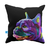 Almofada Decorativa Pet Bulldog Colorido Pelúcia 40x40 Almofada Geek - AQA03