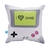 Almofadas Divertida I Love Game Boy 40x40 - Almofada Geek