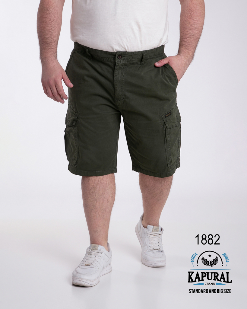 bermudas cargo de Gabardina