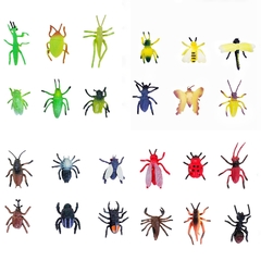 Mini Insectos plástico colecciòn x 12