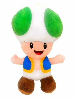 Peluches Super Mario Bros Luigi Toad Honguito 20cm - comprar online