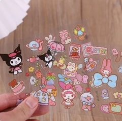 Carterita stickers SANRIO plancha x3 en internet