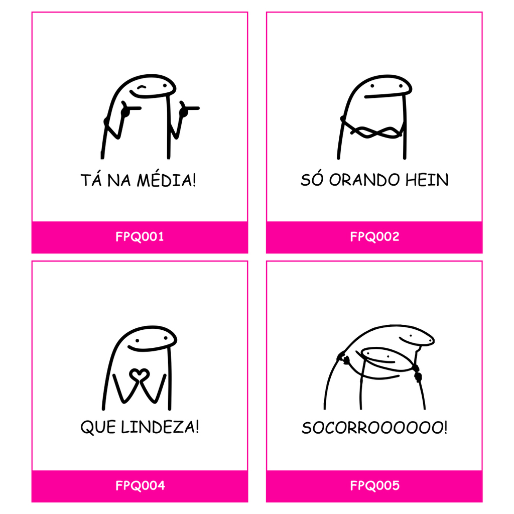 carimbo meme Flork para você mesmo fazer o meme (somente o