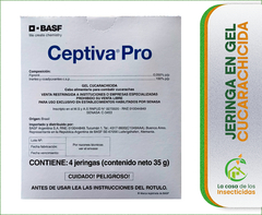 Ceptiva x 4 jeringas de 35 gr. c/u. Gel para cucarachas - comprar online