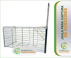 Jaula para captura de roedores control de plagas. - comprar online