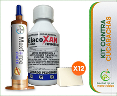 Kit Fiprofeno Maxforce + Cebaderas Cucarachas Alemanas