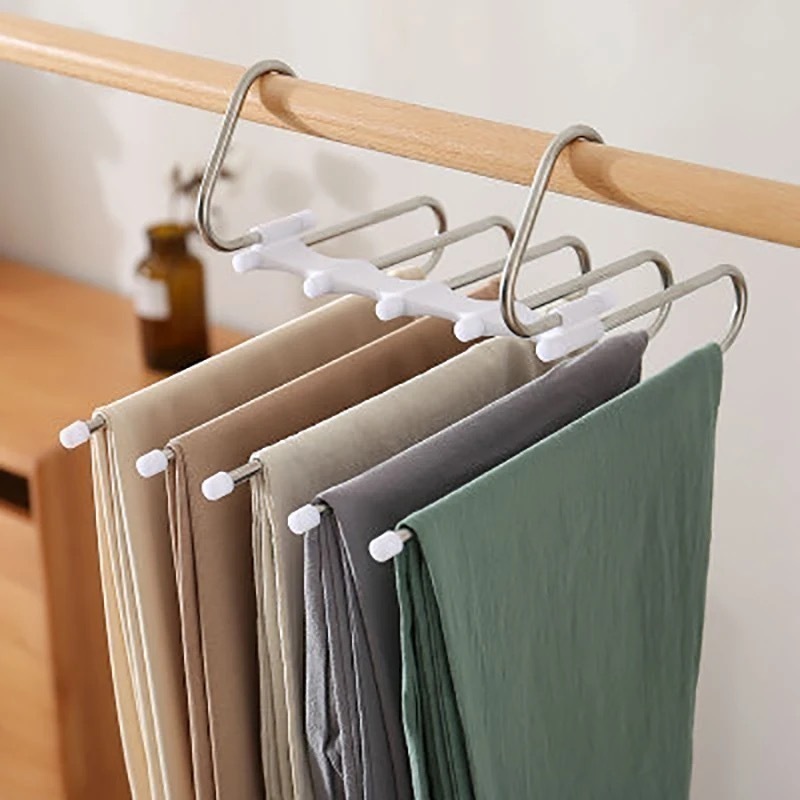 perchero para pantalones 5 en 1 multiuso