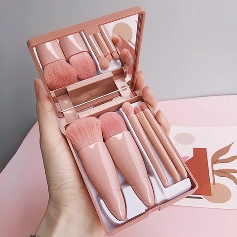 SET DE BROCHAS PARA MAQUILLAJE (5 UNIDADES)