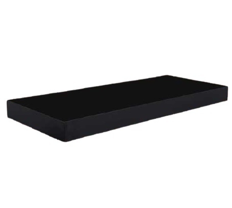 Estante flotante de 80x25cm NEGRO