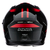 Imagen de CASCO MAC SPEED 2.0 GRIPPER NEGRO ROJO BRILLO TALLE XL