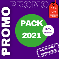 Pack x 5 Ediciones en pdf de 2021