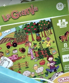 rompecabezas de la granja (doble faz) - comprar online