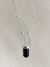 Colar Afrodite - Obsidiana - Prata 925 - comprar online