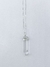 Colar Quartzo Incolor Vertical - Prata 925 na internet