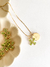 Colar Personalizado Medalha M + Peridoto - Banho Ouro 18k - online store