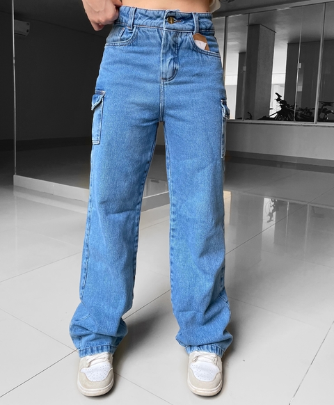 Cargo Wide Leg Jean