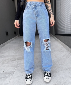 Calça jeans reta oliver