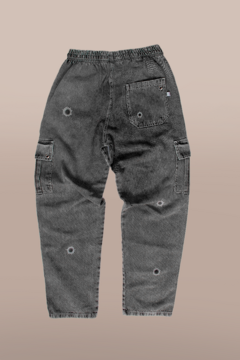 Calça Cargo Jeans Estonada SHOT QUEM - comprar online