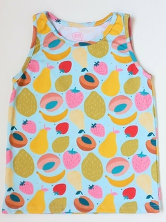 MUSCULOSA FRUTAS CELESTE