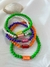 Kit de pulseiras coloridas