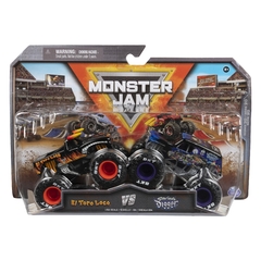 Monster JAM - Escala 1:64 Pack x2 - El toro loco vs Son-uva Digger