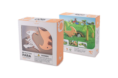 Halftoys Dinosaurio Playset 16cm Parasaurolofus + Diorama Muñeco encastre iman - comprar online