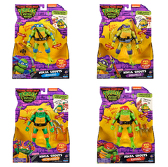 Tortugas Ninja 83350 Figura Articuladas 15cm Playmates Nueva Pelicula Gritos Ninja