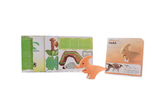 Halftoys Dinosaurio Playset 16cm Parasaurolofus + Diorama Muñeco encastre iman - tienda online