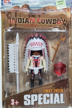 Imagen de Simil Playmobil Personajes individuales Indios Cowboys
