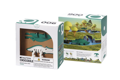 Halftoys Animal Playset 16cm Cocodrilo + Diorama Muñeco encastre iman - comprar online