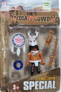 Simil Playmobil Personajes individuales Indios Cowboys